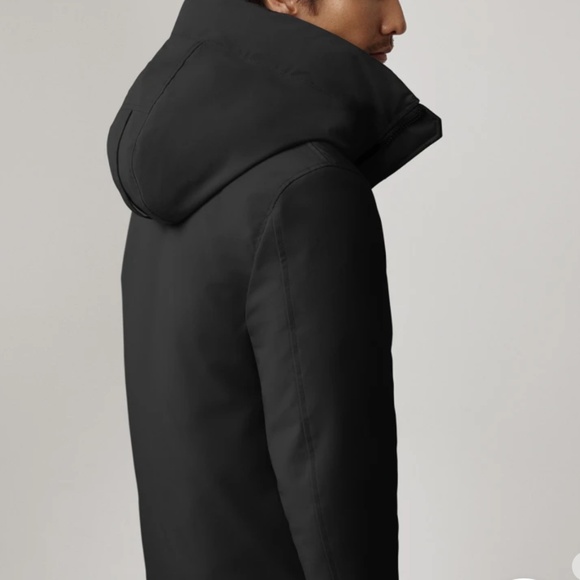 Canada Goose Langford Parka Navy Bleu Black Label Medium - Picture 4 of 7